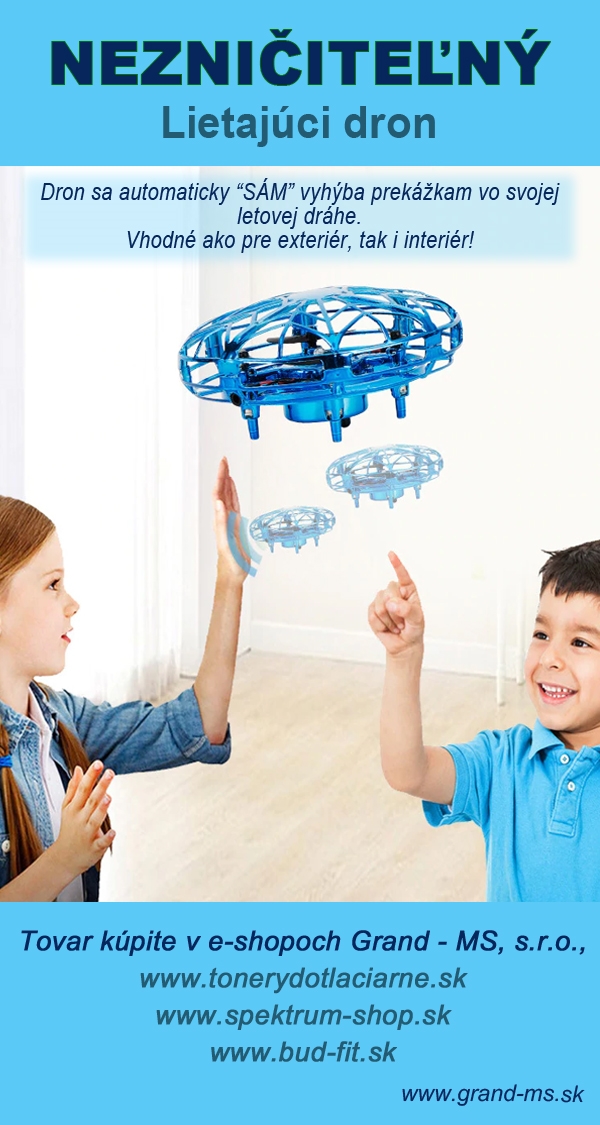 Zábava pre celú rodinu. Nezničiteľný lietajúci dron.